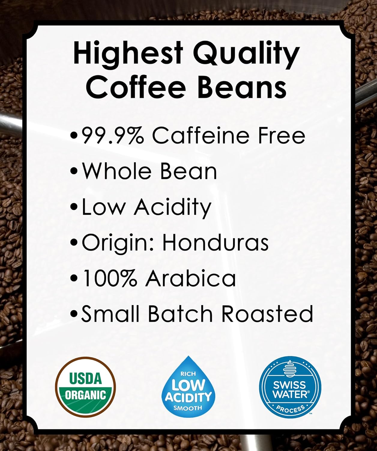 Cafe Don Pablo 2LB Subtle Earth Organic Decaf - Swiss Water Process Decaf - Medium Dark Roast - 2 Pound Bag Cafe Don Pablo 2LB Subtle Earth Organic Decaf - Swiss Water Process Decaf - Medium Dark Roast - 2 Pound Bag - Image 8
