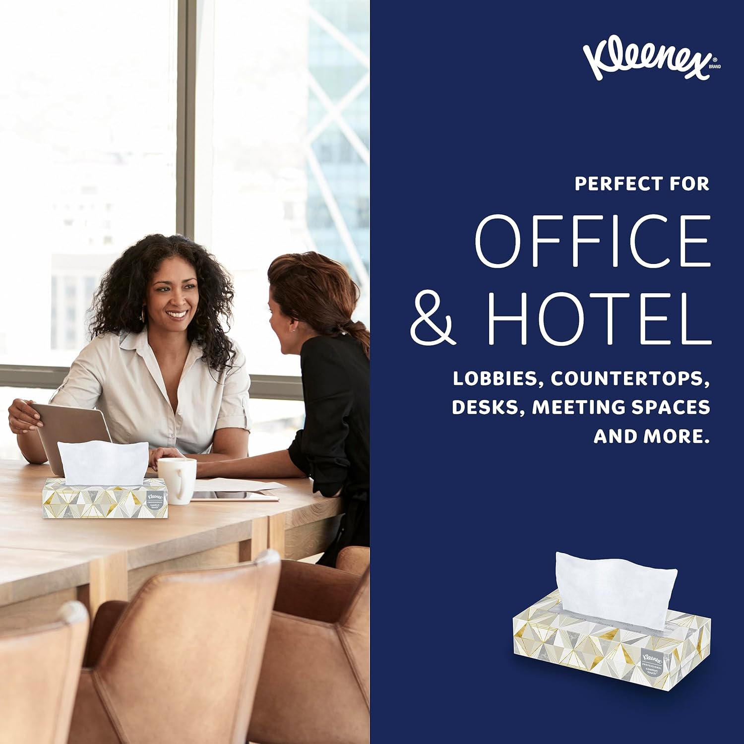 Kleenex Professional Facial Tissue, Bulk (21606), 2-Ply, White, Flat Boxed Format, (125 Tissues/Box, 48 Boxes, 6,000 Sheets/Case) Kleenex Professional Facial Tissue, Bulk (21606), 2-Ply, White, Flat Boxed Format, (125 Tissues/Box, 48 Boxes, 6,000 Sheets/Case) - Image 4