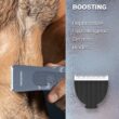 MANSPOT Electric Groin Hair Trimmer Men's Shaving & Grooming Sets Kit with 4 Guards and Replaceable Ceramic Blade Heads, Airy Blue MANSPOT Electric Groin Hair Trimmer Men's Shaving & Grooming Sets Kit with 4 Guards and Replaceable Ceramic Blade Heads, Airy Blue