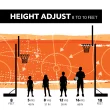Lifetime 44'' Steel-Framed Portable Basketball Hoop