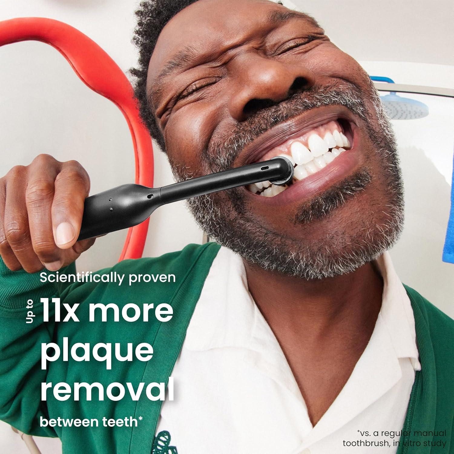 Quip 360 Oscillating Rechargeable Electric Toothbrush with Extra Brush Head - Blue Stone Quip 360 Oscillating Rechargeable Electric Toothbrush with Extra Brush Head - Blue Stone - Image 7