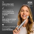 Aquasonic Vibe Series Ultra-Whitening Toothbrush – ADA Accepted Electric Toothbrush - 8 Brush Heads & Travel Case Charcoal Metal