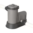 Bestway Power Steel Round Above Ground Outdoor Swimming Pool Set with Filter Pump and Cover, Size: 14' W x 42" H