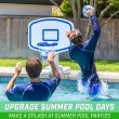 GoSports Splash Hoop Swimming Pool Basketball Game, White