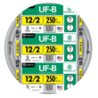 Southwire 250-Feet 12 / 2 Solid UF-B Wire W/G ( By-the-roll )