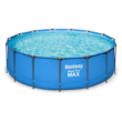Bestway Steel Pro Round Above Ground Outdoor Backyard Swimming Pool, Size: 15' x 15' x 48