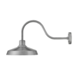Hinkley Forge 1 -Light 17.5-in H Brushed Aluminum Hardwired Dark Sky Outdoor Wall Light