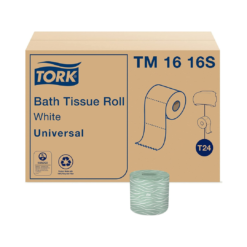 Tork Septic Safe Toilet Paper White, 2-ply, 500 Sheets per Roll, 96 Rolls