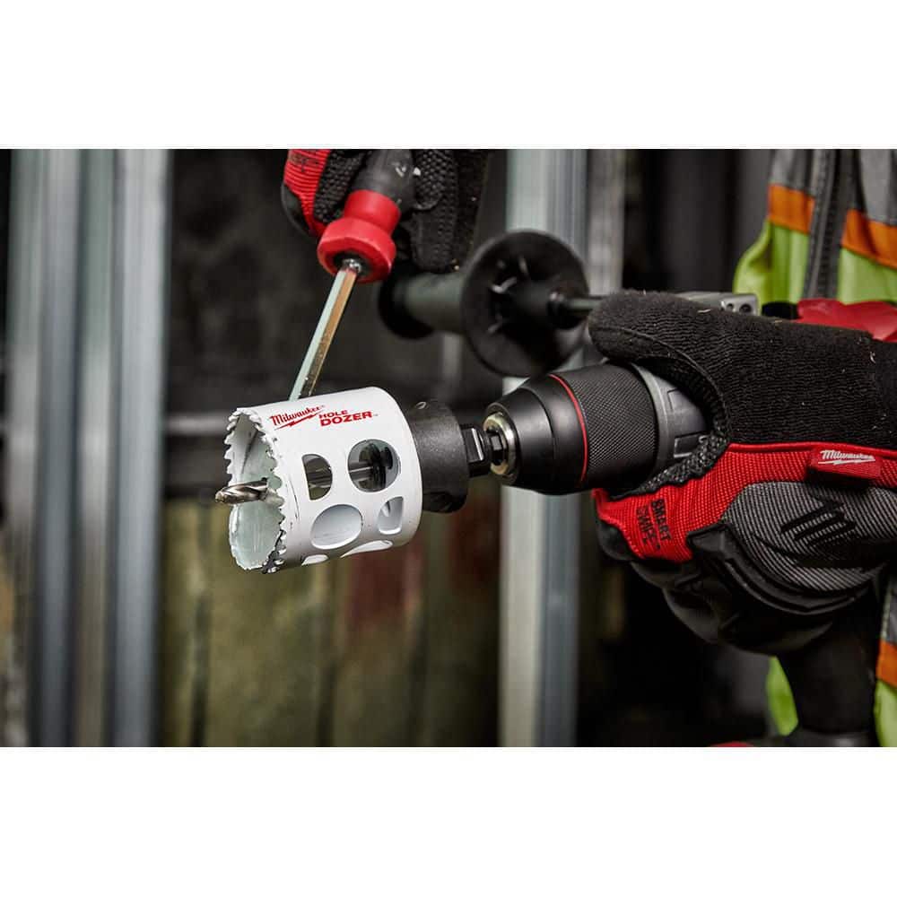 Milwaukee Hole Dozer Bi-Metal Hole Saw Kit (8-Piece) 49-22-4019 Milwaukee Hole Dozer Bi-Metal Hole Saw Kit (8-Piece) 49-22-4019