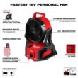 Milwaukee M18 18-Volt Lithium-Ion Brushless Cordless PACKOUT Jobsite Fan (Tool-Only) 0818-20