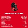 Milwaukee M18 18-Volt Lithium-Ion Brushless Cordless PACKOUT Jobsite Fan (Tool-Only) 0818-20