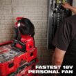 Milwaukee M18 18-Volt Lithium-Ion Brushless Cordless PACKOUT Jobsite Fan (Tool-Only) 0818-20