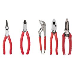 Milwaukee Electrician's Pliers Hand Tool Set (5-Piece) 48-22-6331-48-22-6100-48-22-3079