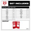 Milwaukee Cobalt Red Helix Twist Drill Bit Set for Drill Drivers (23-Piece) 48-89-2338