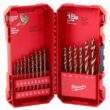 Milwaukee Cobalt Red Helix Twist Drill Bit Set for Drill Drivers (23-Piece) 48-89-2338