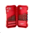 Milwaukee Cobalt Red Helix Twist Drill Bit Set for Drill Drivers (23-Piece) 48-89-2338