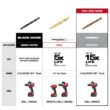 Milwaukee Cobalt Red Helix Twist Drill Bit Set for Drill Drivers (23-Piece) 48-89-2338