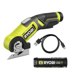 RYOBI USB Lithium Power Cutter Kit with 2.0 Ah USB Lithium Battery and Charging Cable FVC51K