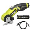 RYOBI USB Lithium Power Cutter Kit with 2.0 Ah USB Lithium Battery and Charging Cable FVC51K