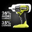 RYOBI ONE+ HP 18V Brushless Cordless Compact 1/2 in 4 Mode Impact Wrench with FREE ONE+ 18V 2.0 Ah HIGH PERFORMANCE Battery PSBIW25B-PBP003
