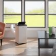 Aeric 8,000 BTU SACC 115-Volts ) White Vented Portable Air Conditioner Remote Control Included Cools 550-Sq. Feet