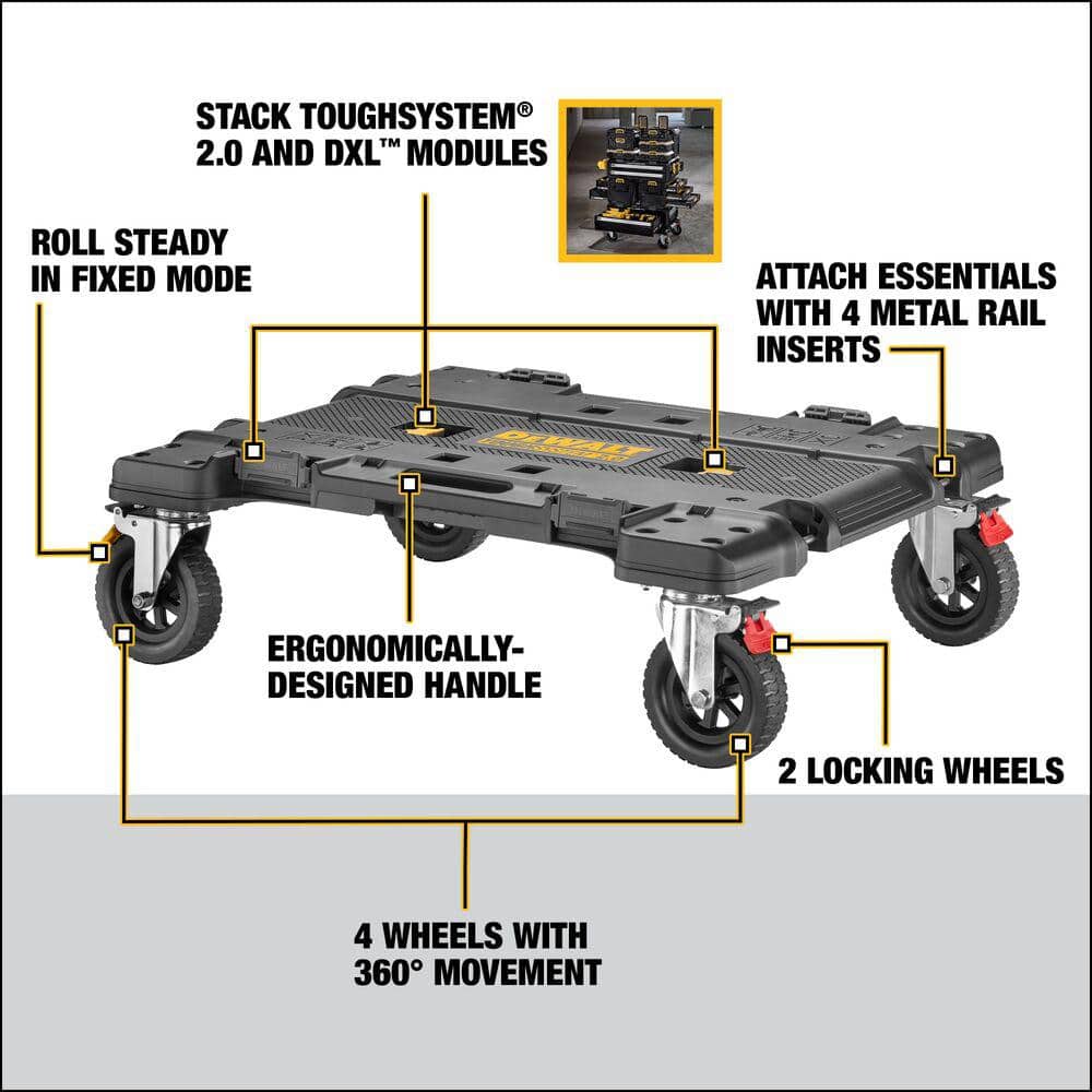 DEWALT TOUGHSYSTEM 2.0 DXL 30 in. Dolly DWST08530