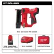 Milwaukee M12 12-Volt 23-Gauge Lithium-Ion Cordless Pin Nailer Kit with 1.5 Ah Battery, Charger and Tool Bag 2540-21