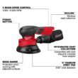 Milwaukee M18 18V Lithium-Ion Brushless Cordless FUEL 5 in. Random Orbit Sander (Tool-Only) 2837-20