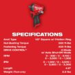 Milwaukee M12 FUEL 12V Lithium-Ion Brushless Cordless Stubby 1/2 in. Impact Wrench (Tool-Only) 2563-20