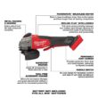 Milwaukee M18 FUEL 18V Lithium-Ion Brushless Cordless 4-1/2 in./5 in. Grinder with Variable Speed & Paddle Switch (Tool-Only) 2888-20