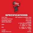 Milwaukee M12 FUEL 12V Lithium-Ion Brushless Cordless Stubby 3/8 in. Impact Wrench (Tool-Only) 2562-20