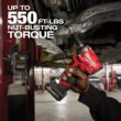 Milwaukee M12 FUEL 12V Lithium-Ion Brushless Cordless Stubby 3/8 in. Impact Wrench (Tool-Only) 2562-20