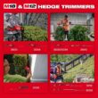 Milwaukee M18 FUEL 18-Volt 24 in. Brushless Cordless Battery Powered Hedge Trimmer (Tool-Only) 3033-20
