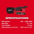 Milwaukee M18 FUEL 18-Volt Lithium-Ion Cordless Belt Sander (Tool-Only) 2832-20 Milwaukee M18 FUEL 18-Volt Lithium-Ion Cordless Belt Sander (Tool-Only) 2832-20