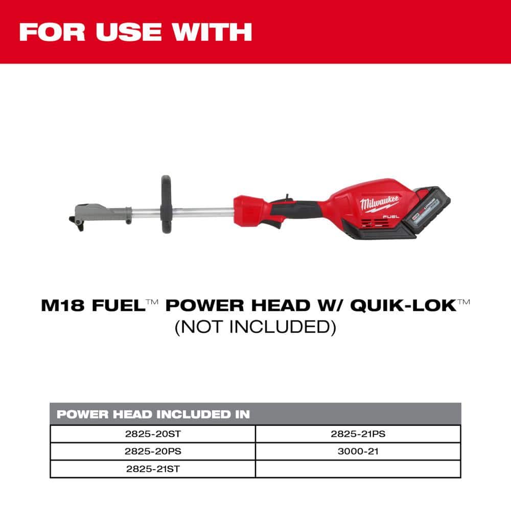 Milwaukee M18 FUEL QUIK-LOK Cultivator Attachment (Tool-Only) 49-16-2739