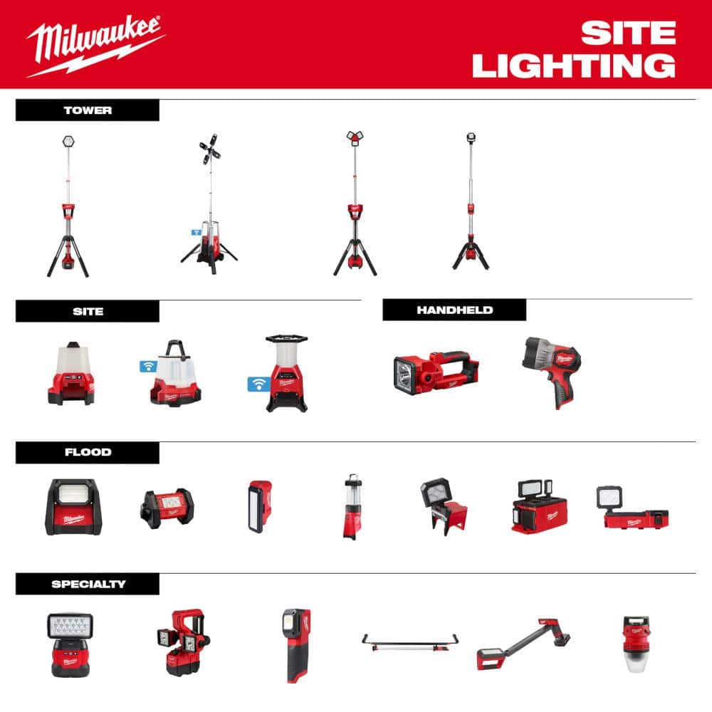 Milwaukee M18 18-Volt Lithium-Ion Cordless PACKOUT 3000 Lumens LED Light with Built-In Charger 2357-20 Milwaukee M18 18-Volt Lithium-Ion Cordless PACKOUT 3000 Lumens LED Light with Built-In Charger 2357-20