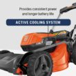 Husqvarna Lawn Xpert LE322R 40-volt, 21-in Self Propelled Battery Walk Mower with (2) 7.5 Ah Batteries Included