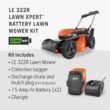 Husqvarna Lawn Xpert LE322R 40-volt, 21-in Self Propelled Battery Walk Mower with (2) 7.5 Ah Batteries Included