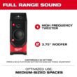 Milwaukee M18 18V Lithium-Ion Cordless Wireless Bluetooth Jobsite Speaker (Tool-Only) 2954-20
