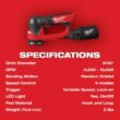 Milwaukee M12 FUEL 12V Lithium-Ion Brushless Cordless 3 in. Random Orbital Detail Sander 2535-20