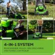 Greenworks 80-volt, 21-in Push Battery Walk Mower with (1) 4 Ah Battery Included