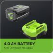 Greenworks 80-volt, 21-in Push Battery Walk Mower with (1) 4 Ah Battery Included