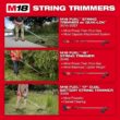 Milwaukee M18 FUEL 18V 16 in. Brushless Cordless Battery Powered String Trimmer with QUIK-LOK Attachment Capability (Tool-Only) 3016-20ST