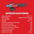 Milwaukee M18 FUEL 18V Lithium-Ion Brushless Cordless 4-1/2 in./5 in. Braking Grinder With Paddle Switch (Tool-Only) 2882-20 Milwaukee M18 FUEL 18V Lithium-Ion Brushless Cordless 4-1/2 in./5 in. Braking Grinder With Paddle Switch (Tool-Only) 2882-20