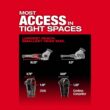Milwaukee M12 FUEL 12V Lithium-Ion Brushless Cordless 1/4 in. Extended Reach High Speed Ratchet (Tool Only) 2568-20 Milwaukee M12 FUEL 12V Lithium-Ion Brushless Cordless 1/4 in. Extended Reach High Speed Ratchet (Tool Only) 2568-20