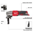 Milwaukee M12 FUEL 12-Volt Lithium-Ion Brushless Cordless 16-Gauge Variable Speed Nibbler (Tool-Only) 2476-20