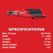Milwaukee M12 FUEL 12V Lithium-Ion Brushless Cordless High Speed 1/4 in. Ratchet (Tool-Only) 2566-20