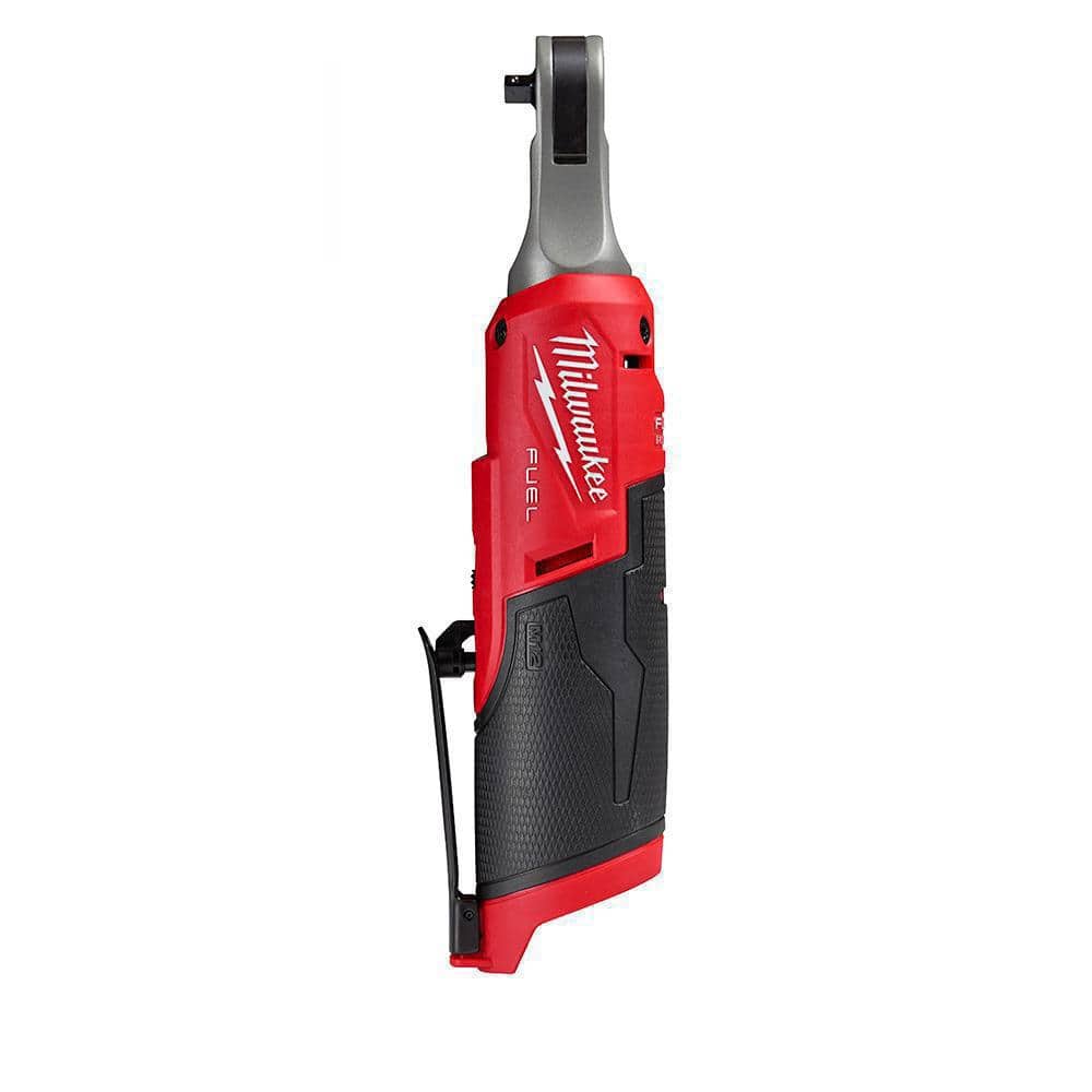 Milwaukee M12 FUEL 12V Lithium-Ion Brushless Cordless High Speed 1/4 in. Ratchet (Tool-Only) 2566-20