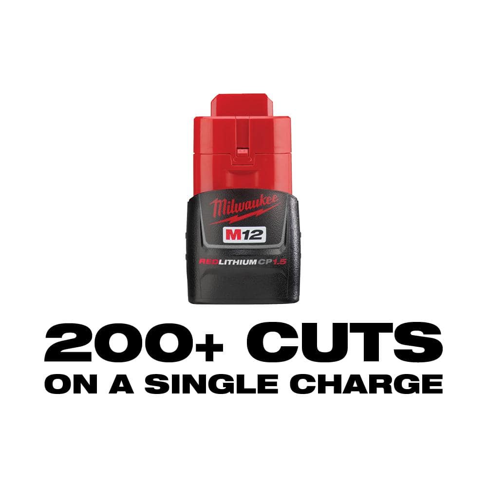 Milwaukee M12 12V Lithium-Ion Cordless Copper Tubing Cutter Kit with 1.5 Ah Battery, Charger and Hard Case 2471-21 Milwaukee M12 12V Lithium-Ion Cordless Copper Tubing Cutter Kit with 1.5 Ah Battery, Charger and Hard Case 2471-21