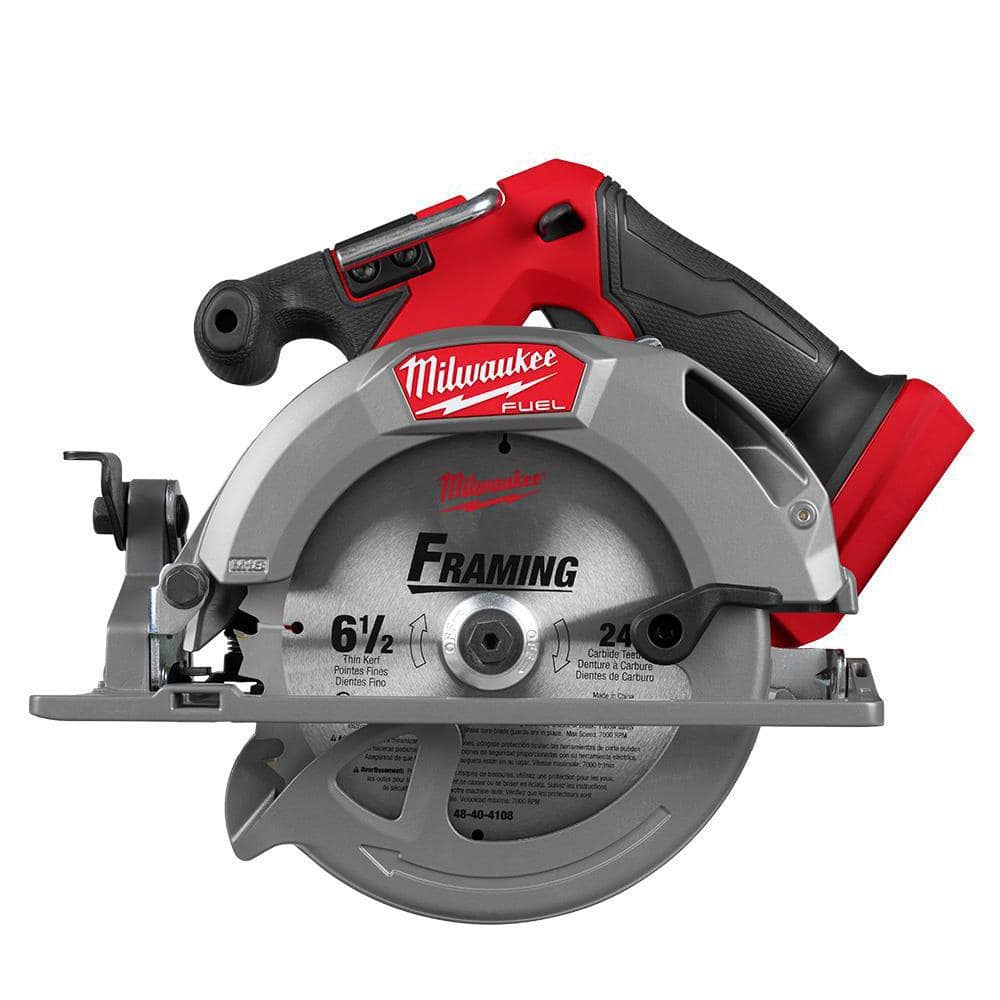 Milwaukee M18 FUEL 18V Lithium-Ion Brushless Cordless 6-1/2 in. Circular Saw (Tool-Only) 2833-20 Milwaukee M18 FUEL 18V Lithium-Ion Brushless Cordless 6-1/2 in. Circular Saw (Tool-Only) 2833-20